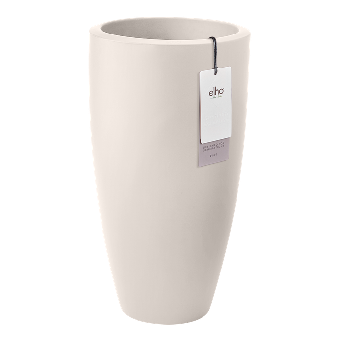 june round high 40cm leinenweiß